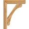Ekena Millwork Legacy Block Rough Sawn Bracket w/ Offset Brace, Western Red Cedar, 6"W x 26"D x 34"H BKT0604X26X34LEC05RWR - alternate 3